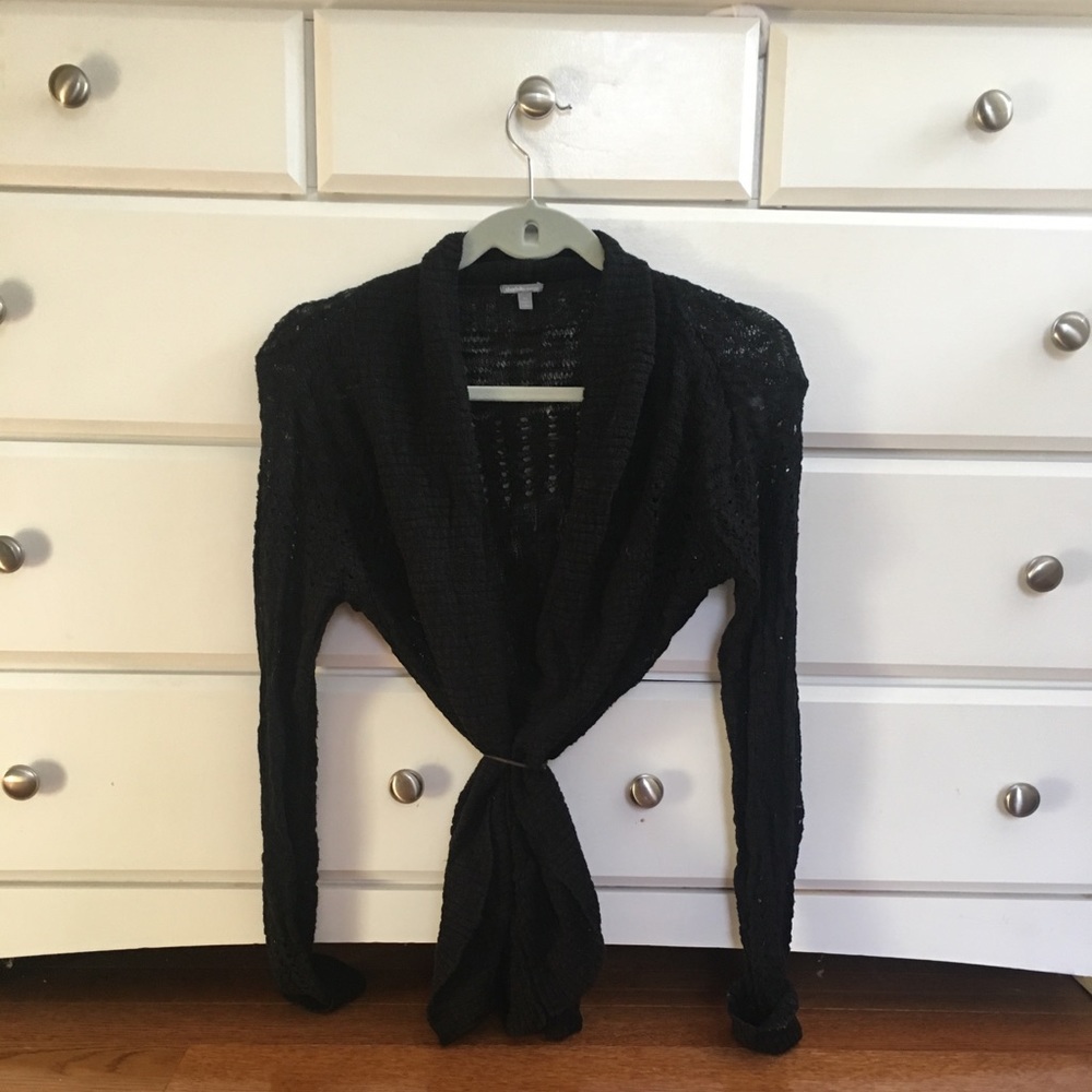 Easy to wear Long lazy black sweater